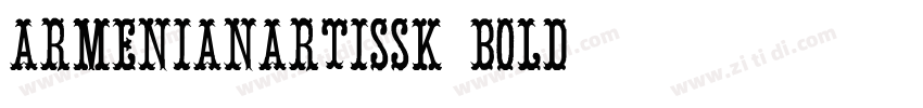 ArmenianArtiSSK Bold字体转换